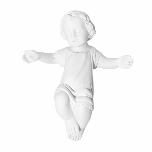 Menino Jesus 20cm Gesso Cru Retocado