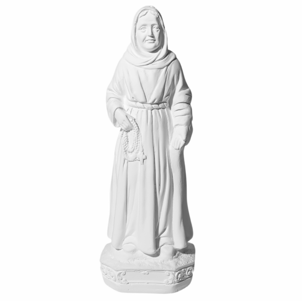Beata Nhá Chica 20cm Gesso Cru Retocado