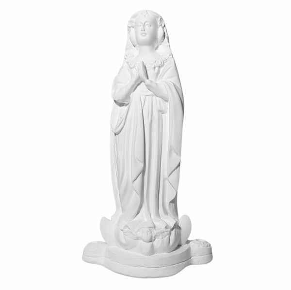 Nossa Senhora Aparecida Fac-Símile 20cm Gesso Cru Retocado