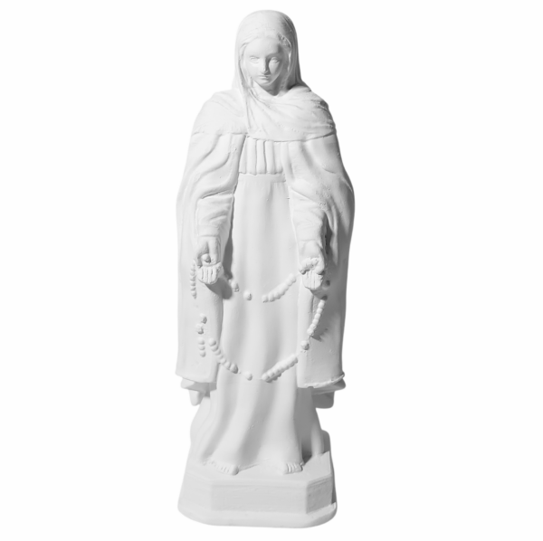 Nossa Senhora das Lágrimas 20cm Gesso Cru Retocado