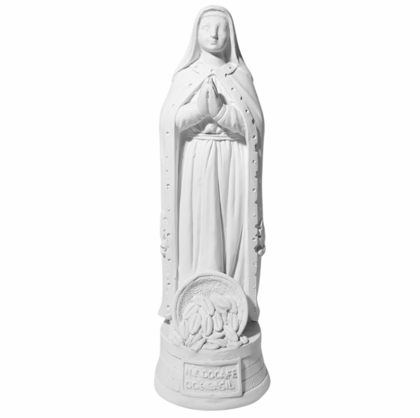 Nossa Senhora do Café 20cm Gesso Cru Retocado