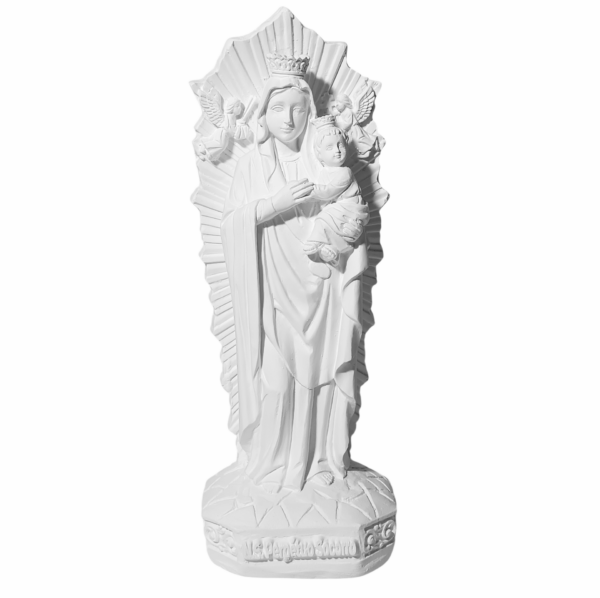 Nossa Senhora do Perpétuo Socorro 20cm Gesso Cru Retocado