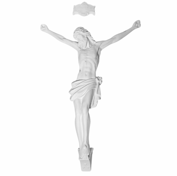 Cristo para Cruz 30cm Gesso Cru Retocado