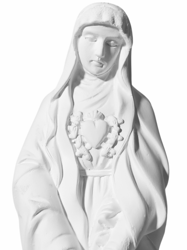 Nossa Senhora das Dores 20cm Gesso Cru Retocado - Image 2