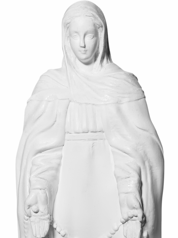 Nossa Senhora das Lágrimas 30cm Gesso Cru Retocado - Image 2