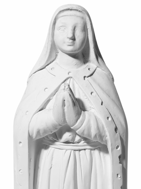 Nossa Senhora do Café 20cm Gesso Cru Retocado - Image 2