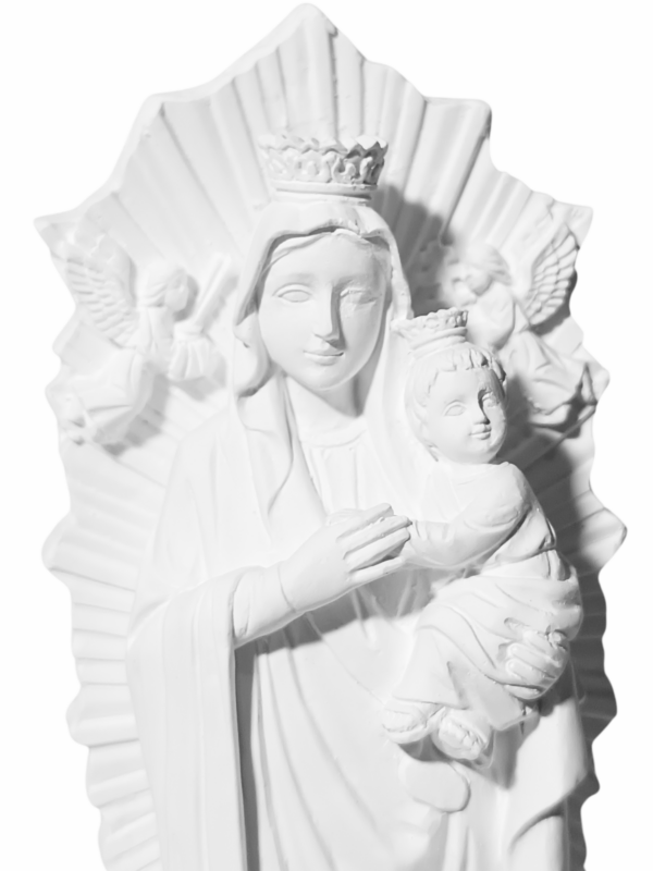 Nossa Senhora do Perpétuo Socorro 20cm Gesso Cru Retocado - Image 2