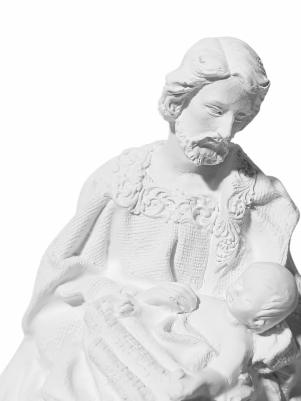 Deixa a Mãe Descansar 20cm Gesso Cru Retocado - Image 3