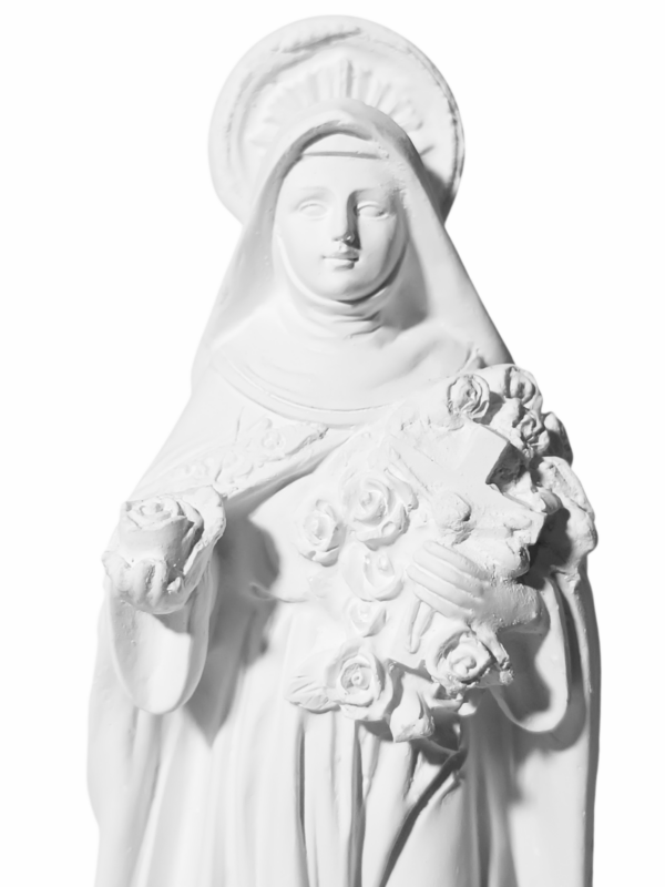 Santa Terezinha 20cm Gesso Cru Retocado - Image 2