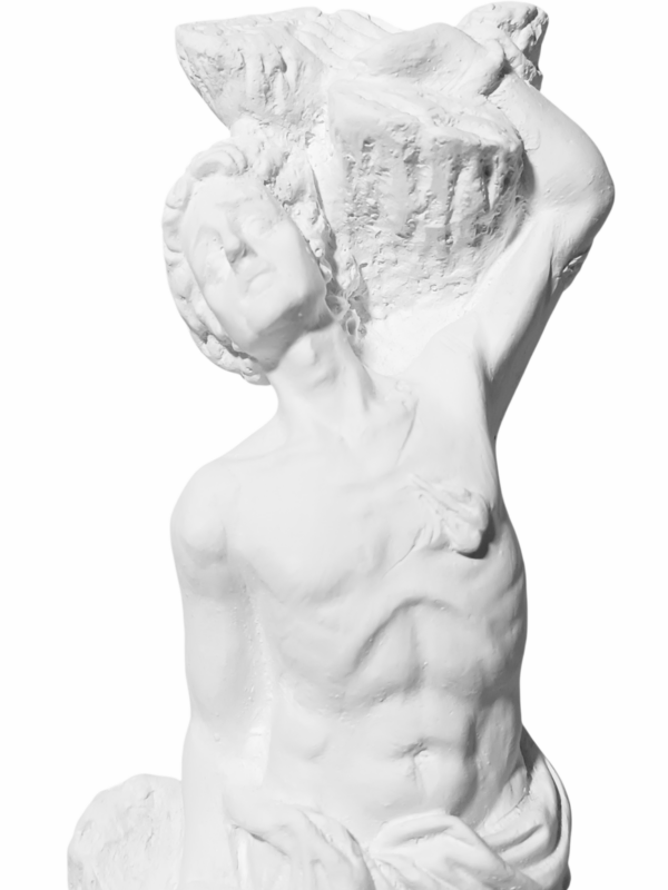São Sebastião 20cm Gesso Cru Retocado - Image 2