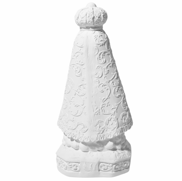 Nossa Senhora Aparecida Baby 20cm Gesso Cru Retocado - Image 3