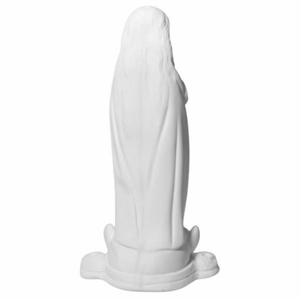 Nossa Senhora Aparecida Fac-Símile 20cm Gesso Cru Retocado - Image 3