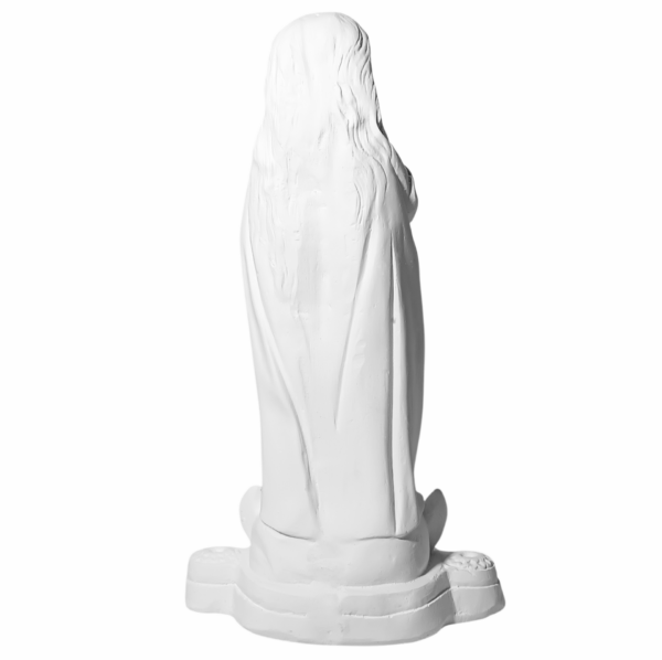 Nossa Senhora Aparecida Fac-Símile 30cm Gesso Cru Retocado - Image 3
