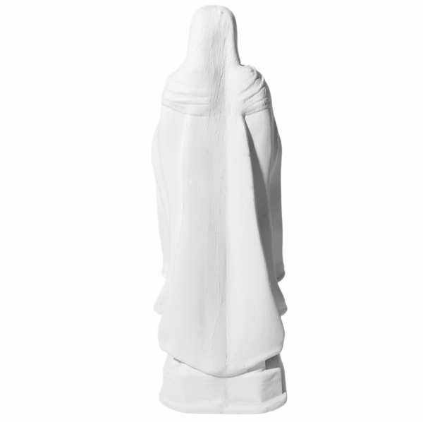 Nossa Senhora das Lágrimas 20cm Gesso Cru Retocado - Image 3