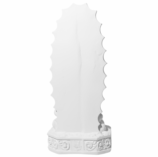Nossa Senhora Guadalupe 20cm Gesso Cru Retocado - Image 3