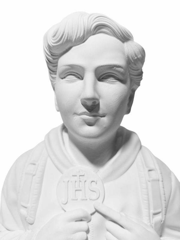 Busto do Beato Carlo Acutis 20cm Gesso Cru Retocado - Image 2