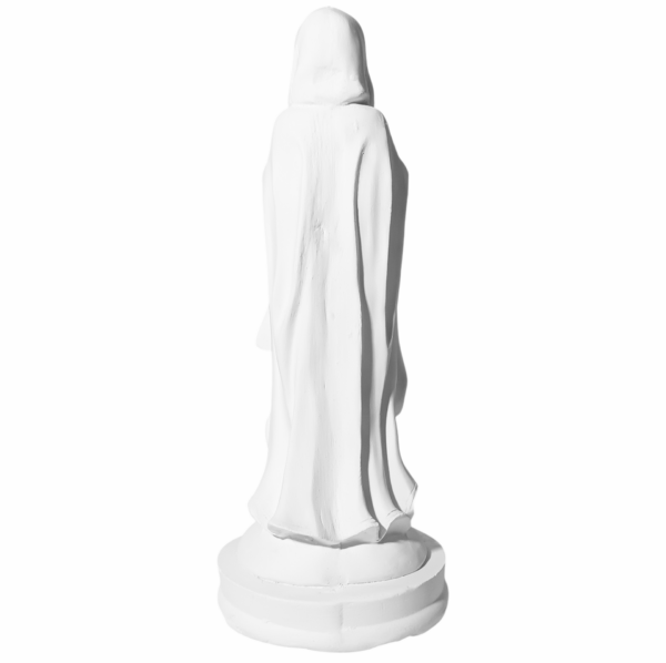 Nossa Senhora Rosa Mística 20cm Gesso Cru Retocado - Image 3