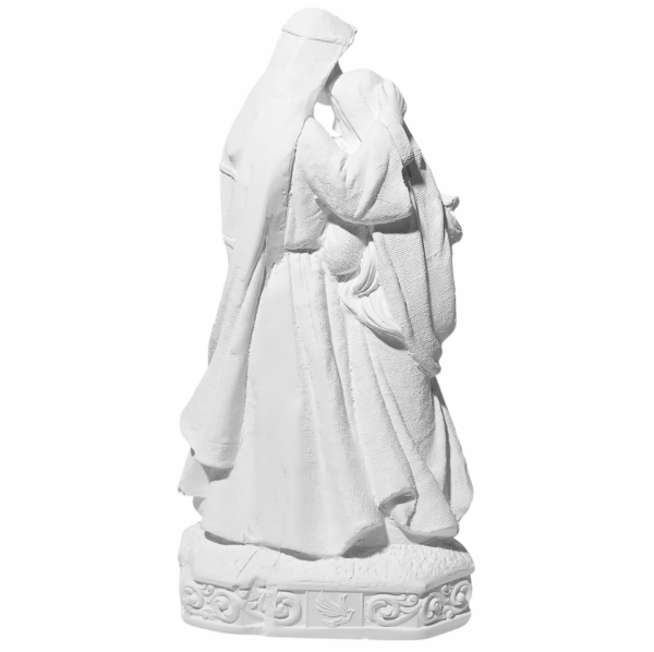 Sagrada Família Ternura 20cm Gesso Cru Retocado - Image 3