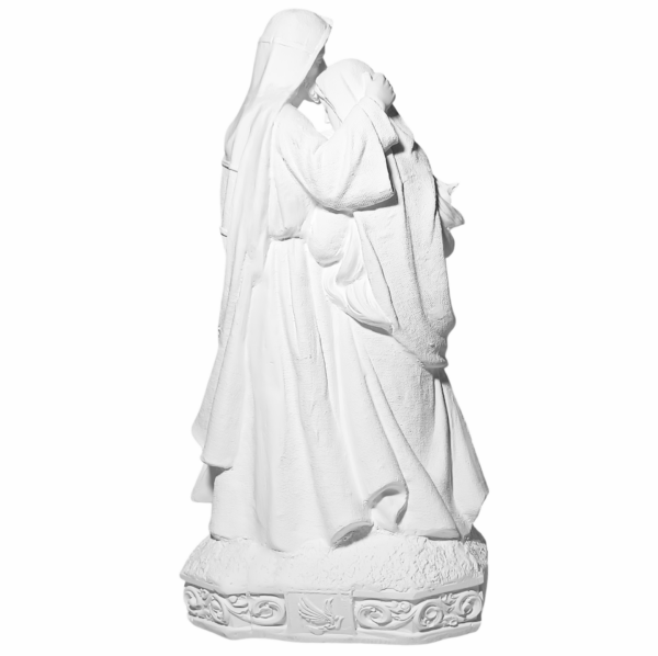 Sagrada Família Ternura 30cm Gesso Cru Retocado - Image 3