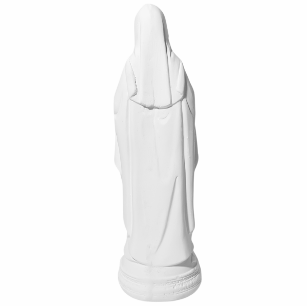 Sagrado Coração de Maria 20cm Gesso Cru Retocado - Image 3