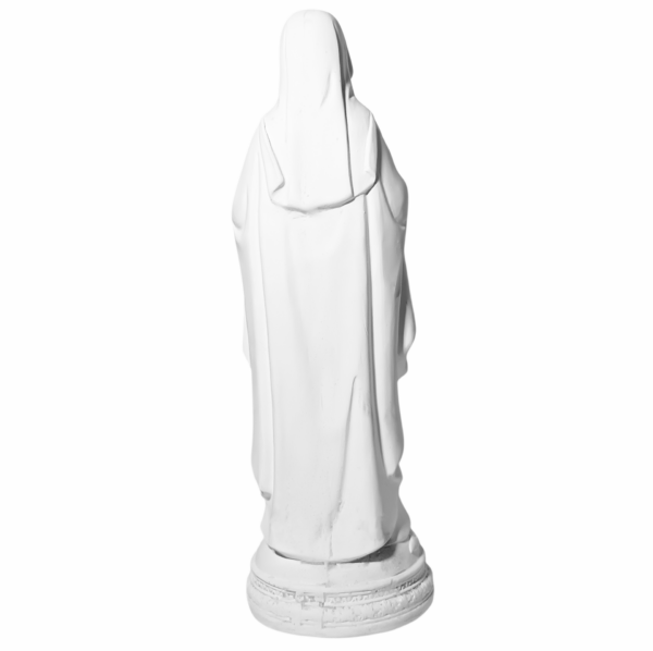Sagrado Coração de Maria 30cm Gesso Cru Retocado - Image 3