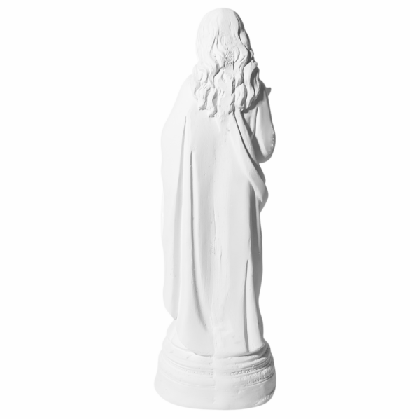 Santa Luzia 20cm Gesso Cru Retocado - Image 3
