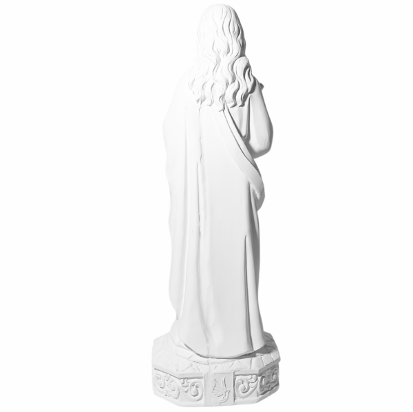 Santa Luzia 30cm Gesso Cru Retocado - Image 3