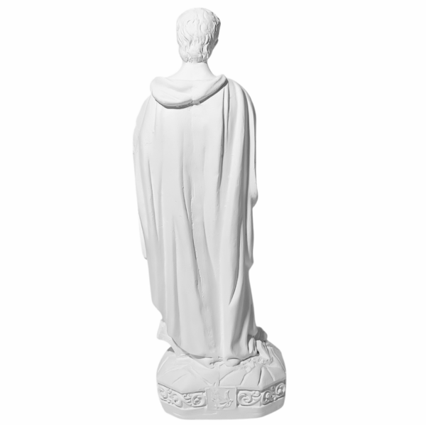 Santo Expedito 20cm Gesso Cru Retocado - Image 3