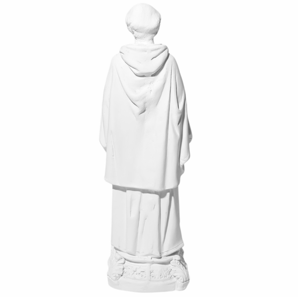 São Benedito 20cm Gesso Cru Retocado - Image 3