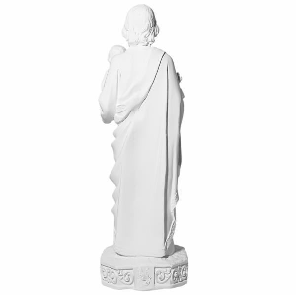 São José 30cm Gesso Cru Retocado - Image 3