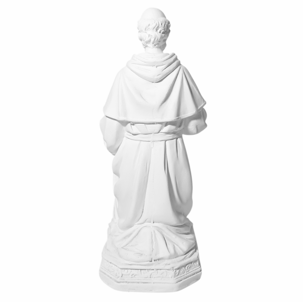 São Peregrino 20cm Gesso Cru Retocado - Image 3
