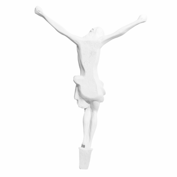 Cristo para Cruz 30cm Gesso Cru Retocado - Image 3