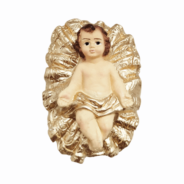 Imagens Sortidas do Presépio de Natal Luxo 20cm Gesso Premium Pintado - Image 2