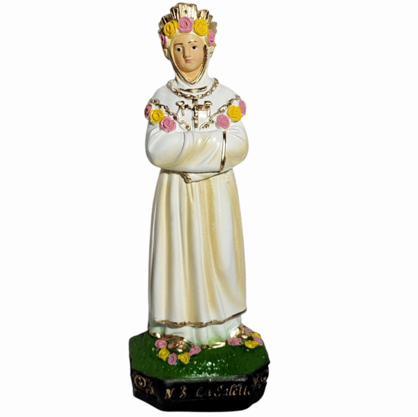 Nossa Senhora de La Salette 20cm Gesso Premium Pintado