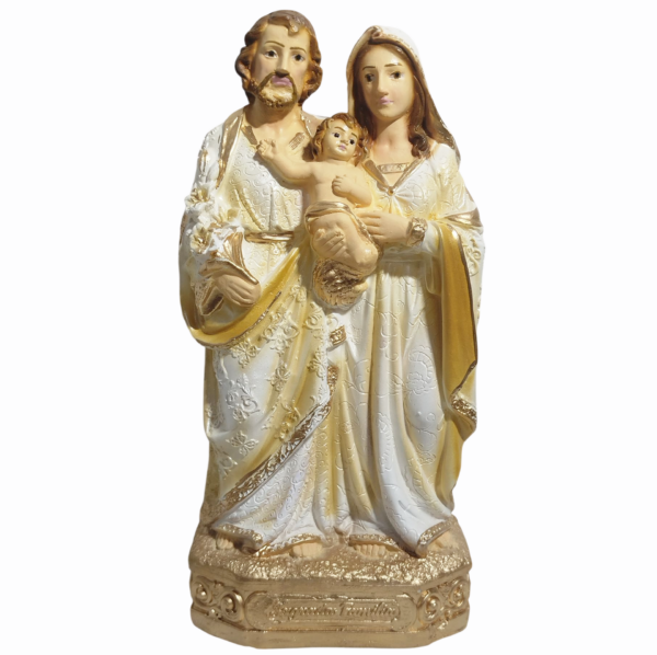 Sagrada Família Tradicional 20cm Gesso Premium Pintado - Image 2