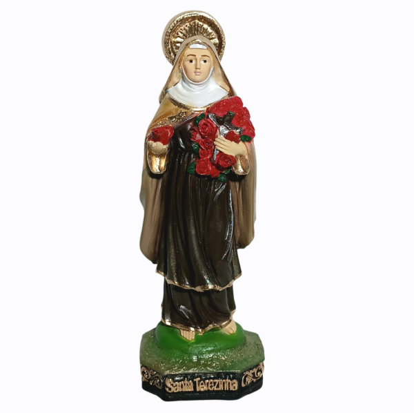 Santa Terezinha 20cm Gesso Premium Pintado