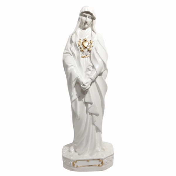 Nossa Senhora das Dores 20cm Gesso Premium Pintado - Image 4