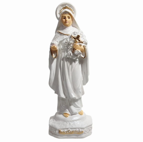 Santa Terezinha 20cm Gesso Premium Pintado - Image 4