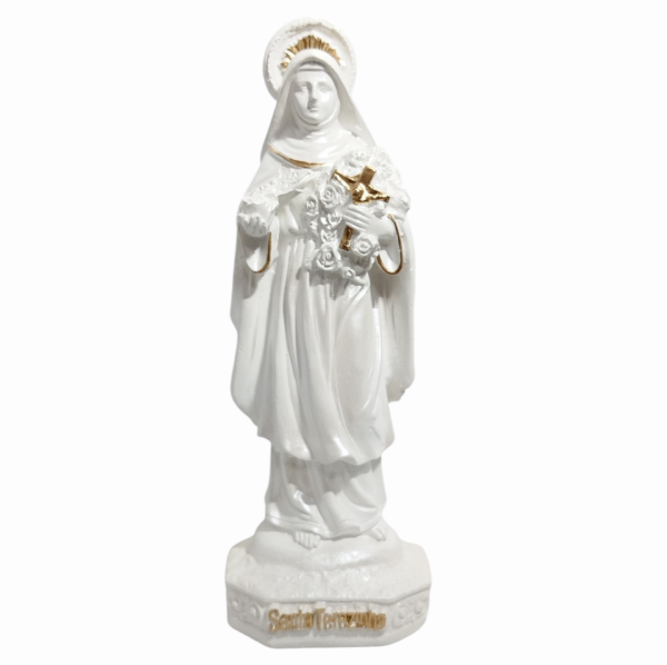 Santa Terezinha 20cm Gesso Premium Pintado - Image 7