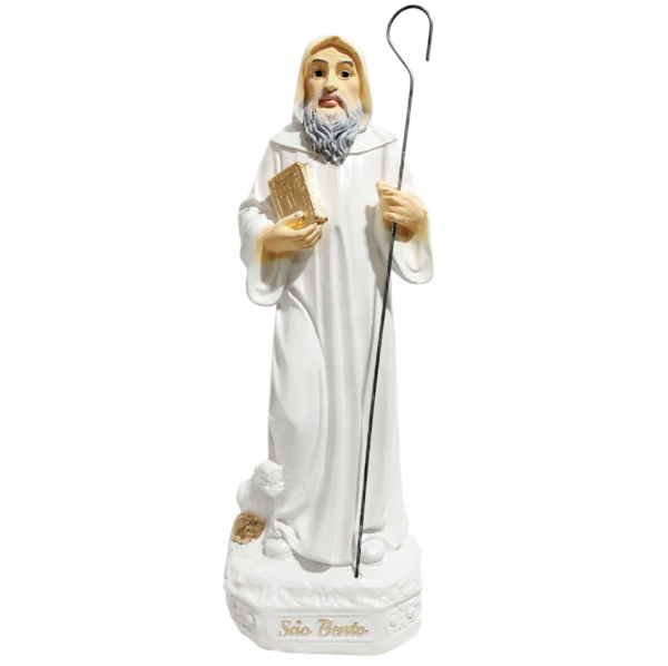 São Bento 20cm Gesso Premium Pintado - Image 4