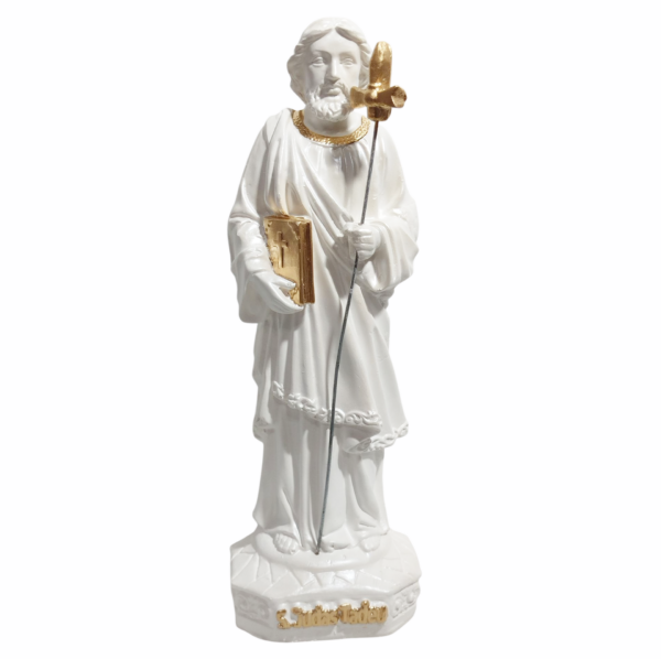 São Judas Tadeu 20cm Gesso Premium Pintado - Image 4