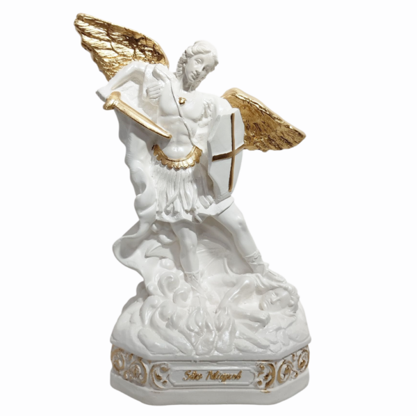 São Miguel Arcanjo 20cm Gesso Premium Pintado - Image 7