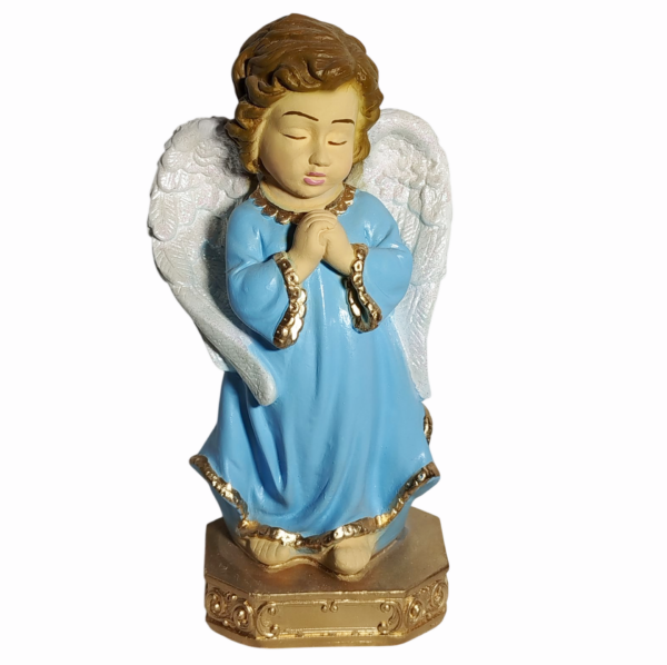 Anjo da Guarda Infantil 20cm Gesso Premium Pintado - Image 2