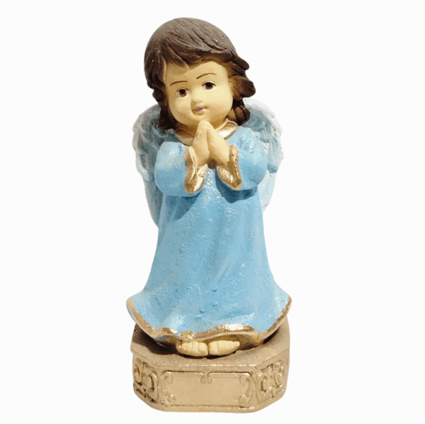Anjo da Guarda Infantil 15cm Gesso Premium Pintado - Image 2
