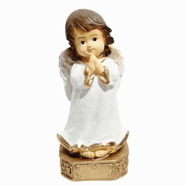 Anjo da Guarda Infantil 15cm Gesso Premium Pintado - Image 5