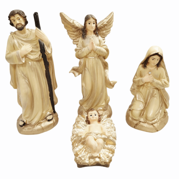 Kits do Presépio de Natal Luxo 20cm Gesso Premium Pintado - Image 2
