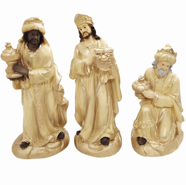 Kits do Presépio de Natal Luxo 20cm Gesso Premium Pintado - Image 3