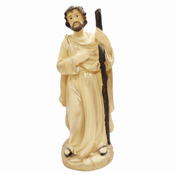 Imagens Sortidas do Presépio de Natal Luxo 20cm Gesso Premium Pintado - Image 4
