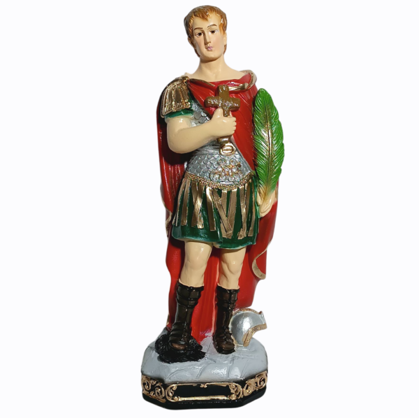 Santo Expedito 20cm Gesso Premium Pintado