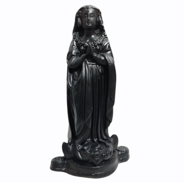 Nossa Senhora Aparecida Fac-Símile 25cm Gesso Premium Pintado - Image 2